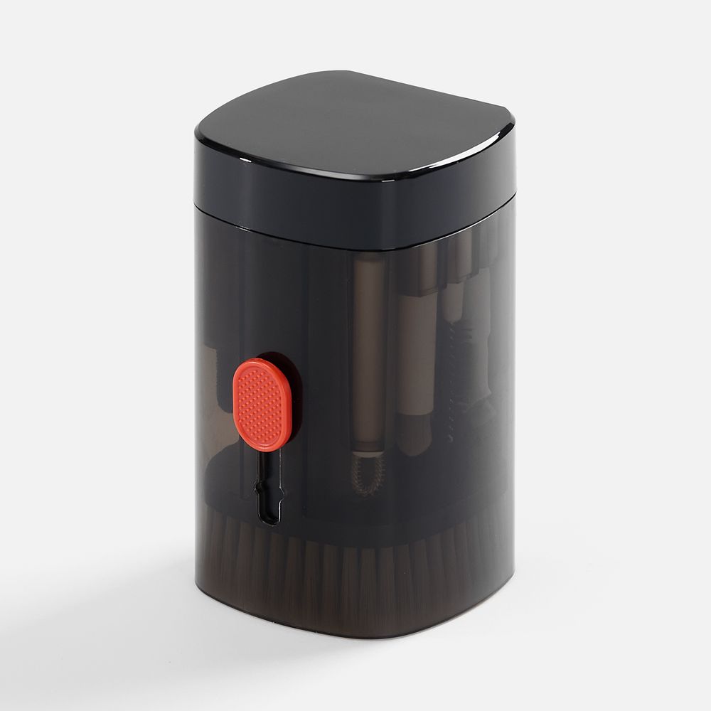 Набор для ухода за гаджетами Pinzell, черный с логотипом