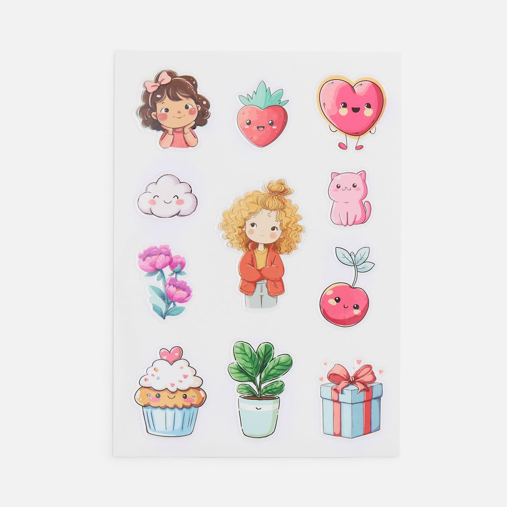 Стикерпак UV-DTF Thematik, для девочек с логотипом