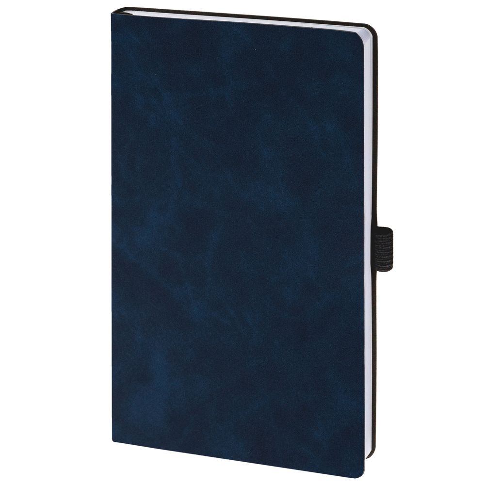 Ежедневник Nubuck Touch, недатированный, синий с логотипом
