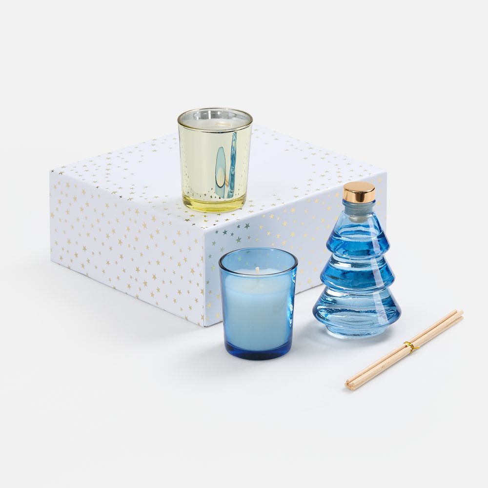 Набор Festive Touch, синий с логотипом