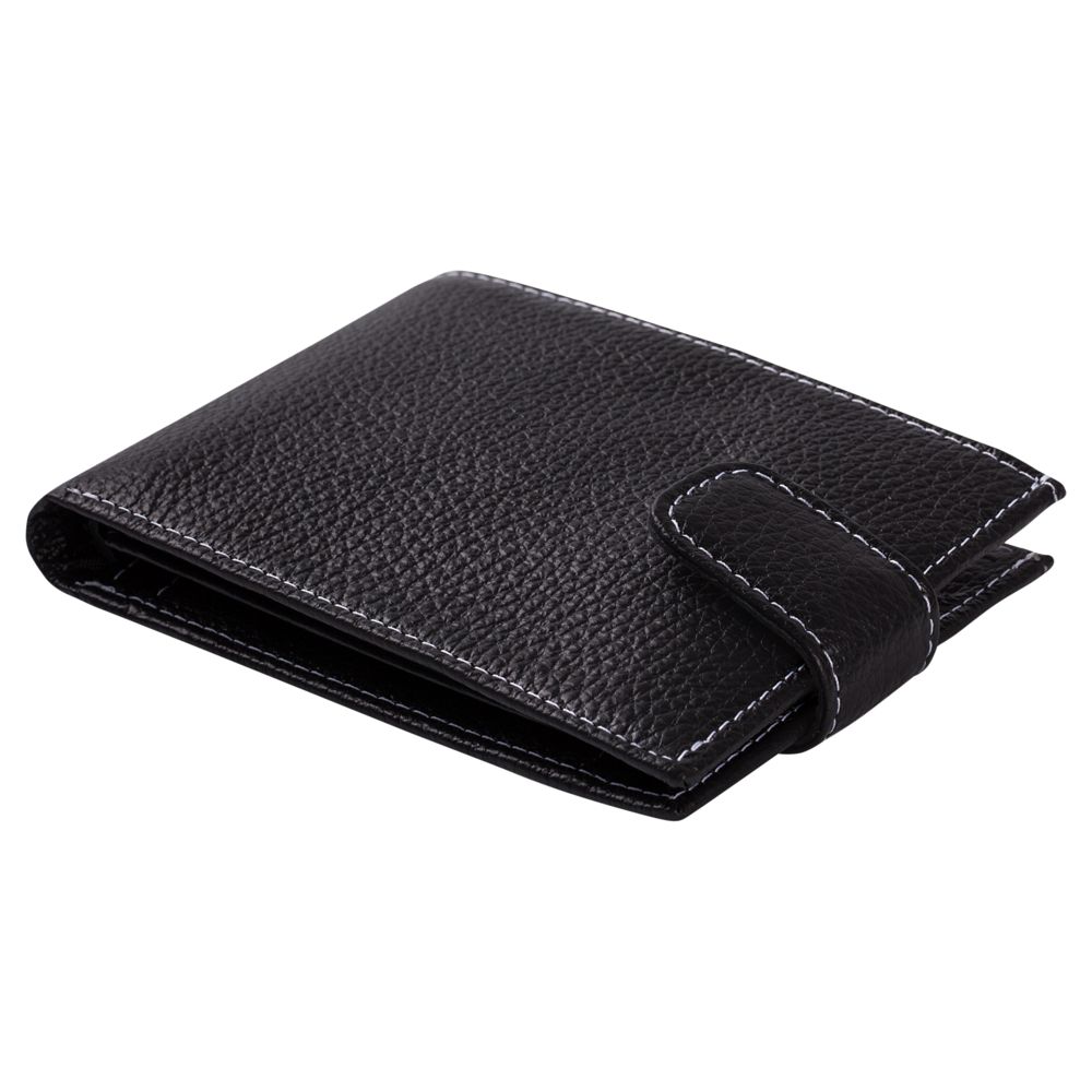 Портмоне Belladonna, черное с логотипом