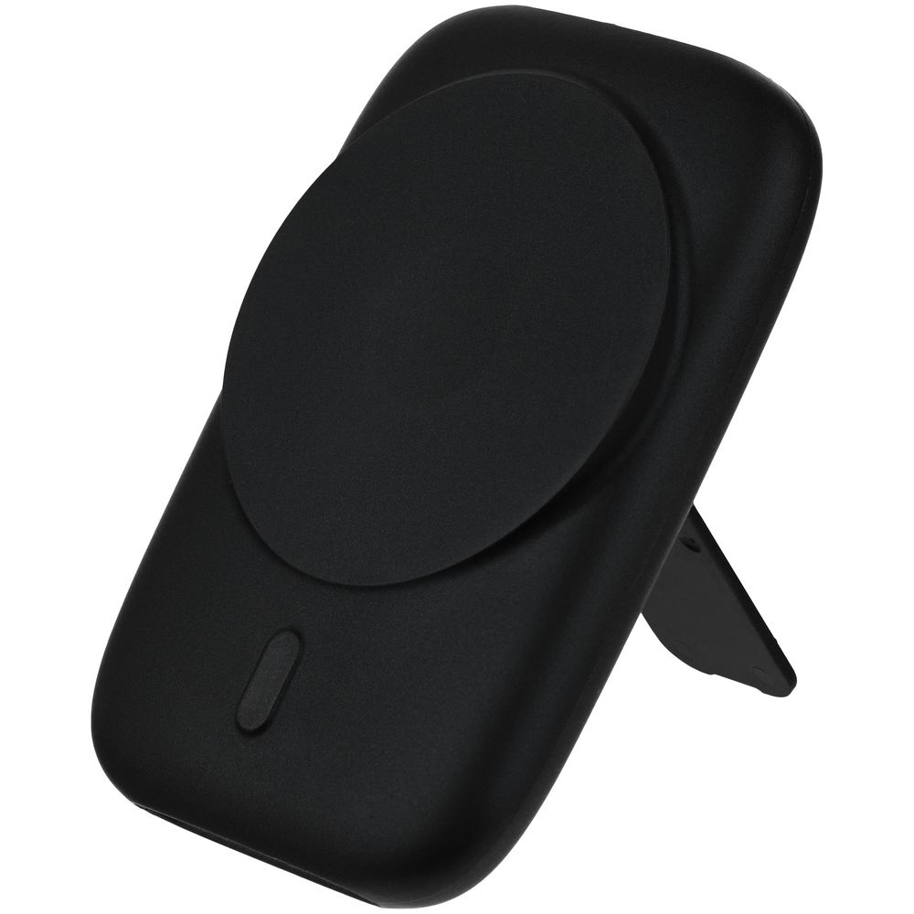 Универсальный магнитный аккумулятор Feel Motion, 5000 мАч, черный с логотипом