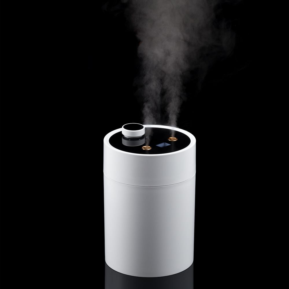 Переносной увлажнитель-ароматизатор humidiFine, белый с логотипом