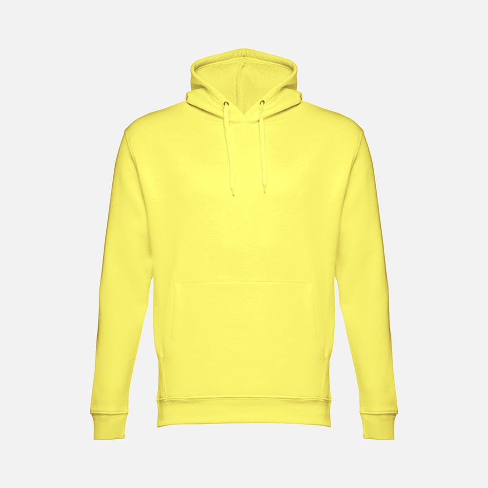Худи унисекс Phoenix, желтое (лимонное) с логотипом