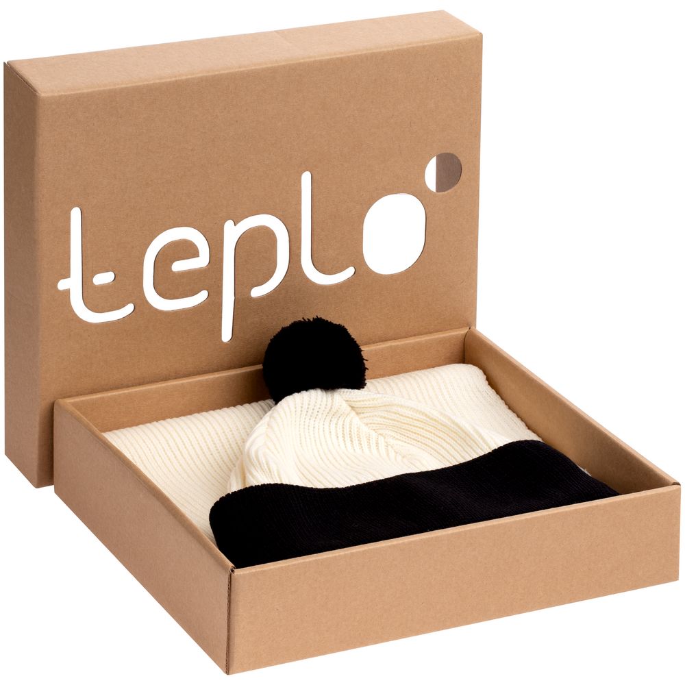 Набор Snappy, белый с черным с логотипом