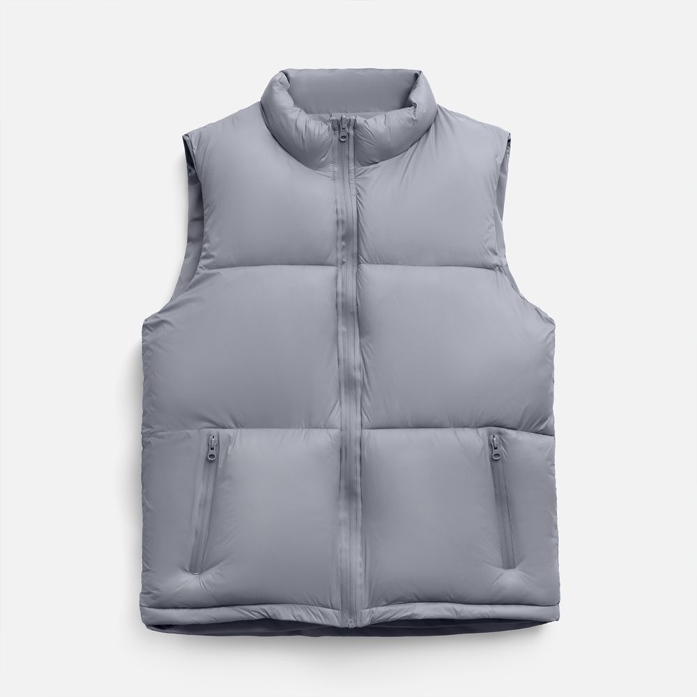 Жилет двусторонний V2, серый с логотипом