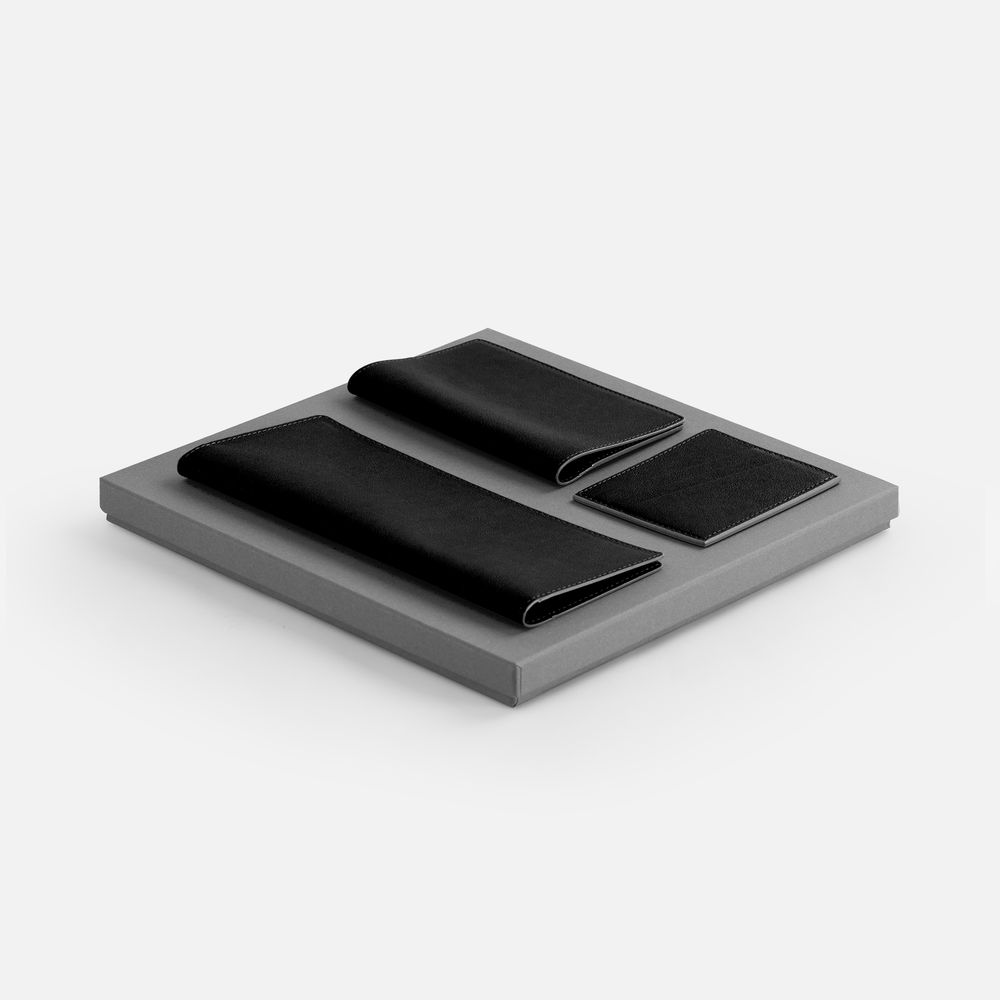 Набор Petrus Trio, черный с логотипом