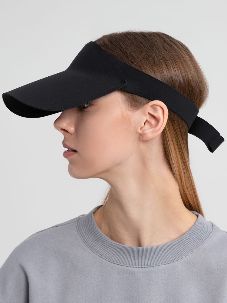 Козырек Begi, черный с логотипом