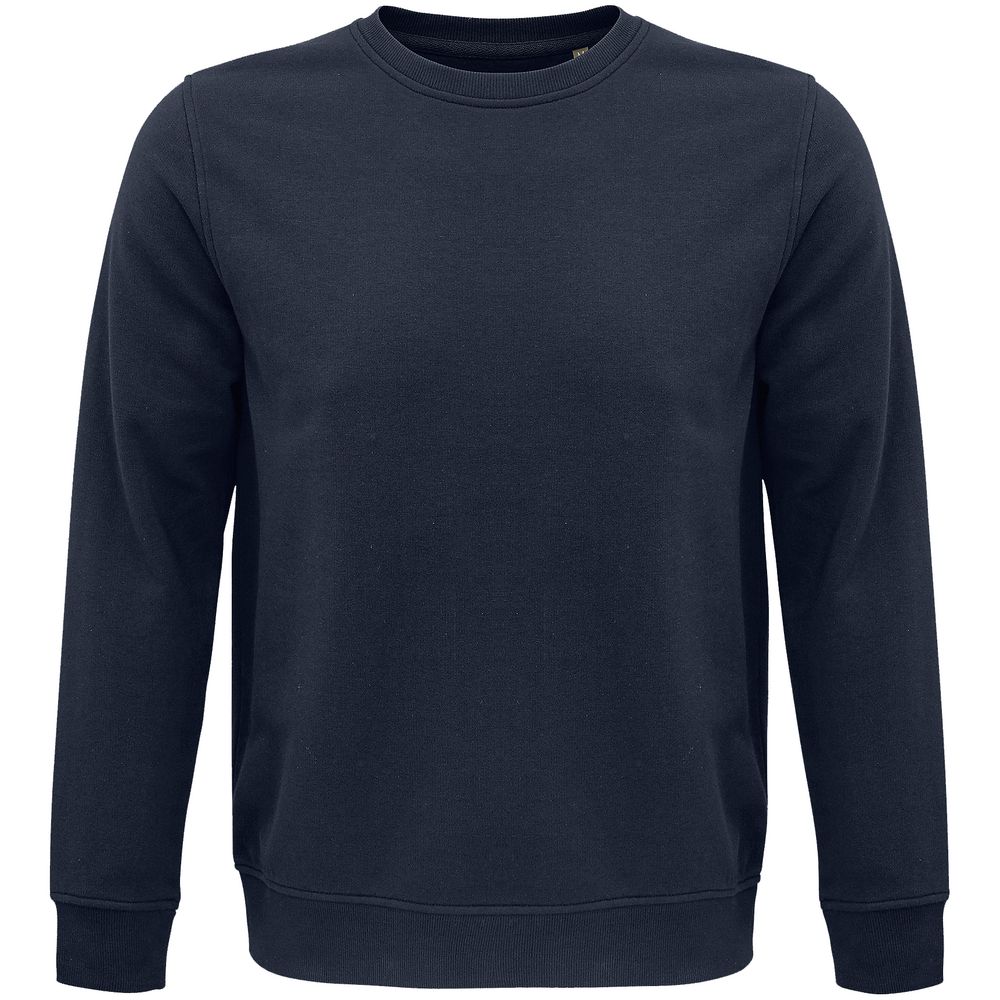 Свитшот унисекс Comet, темно-синий с логотипом