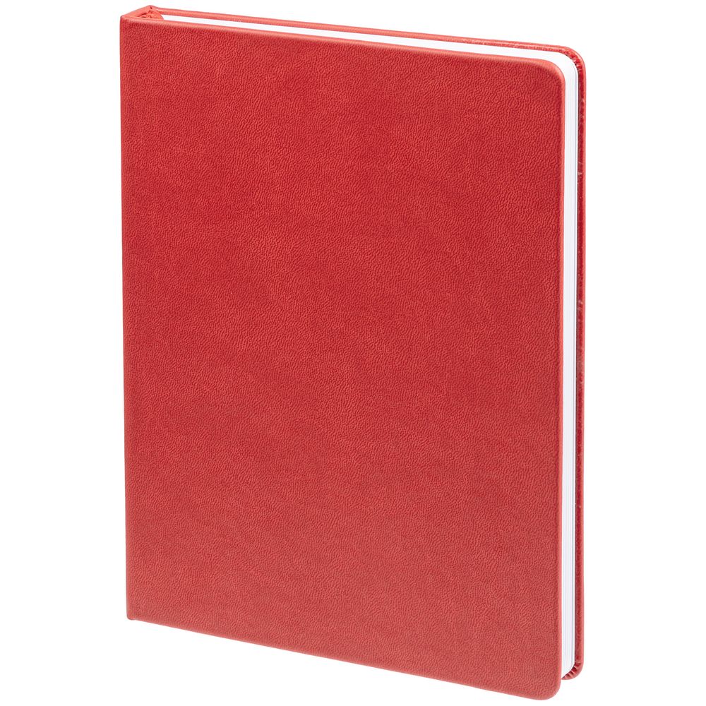 Ежедневник New Latte, недатированный, красный с логотипом