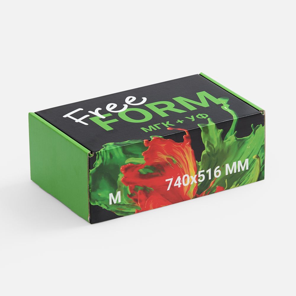 Коробка с печатью на заказ Freeform, M с логотипом