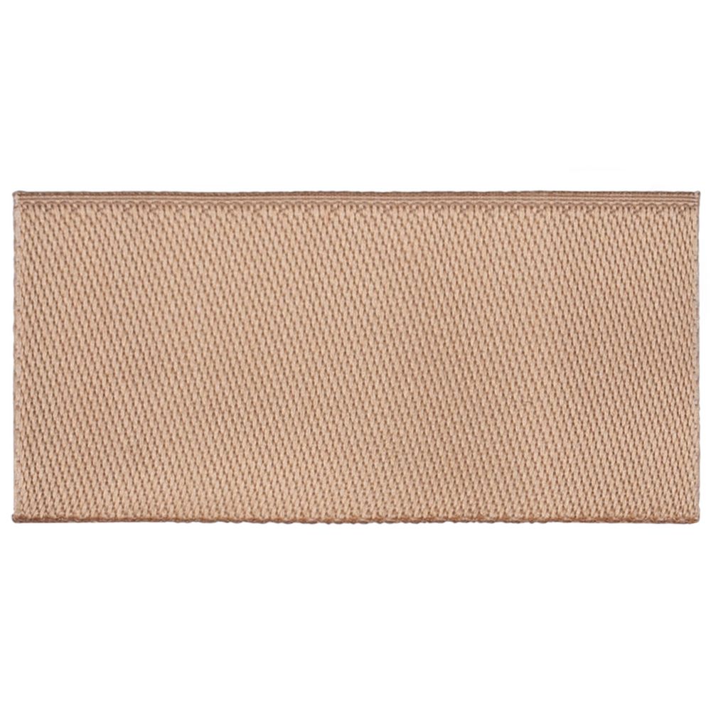 Лейбл тканевый Epsilon, XXS, бежевый с логотипом