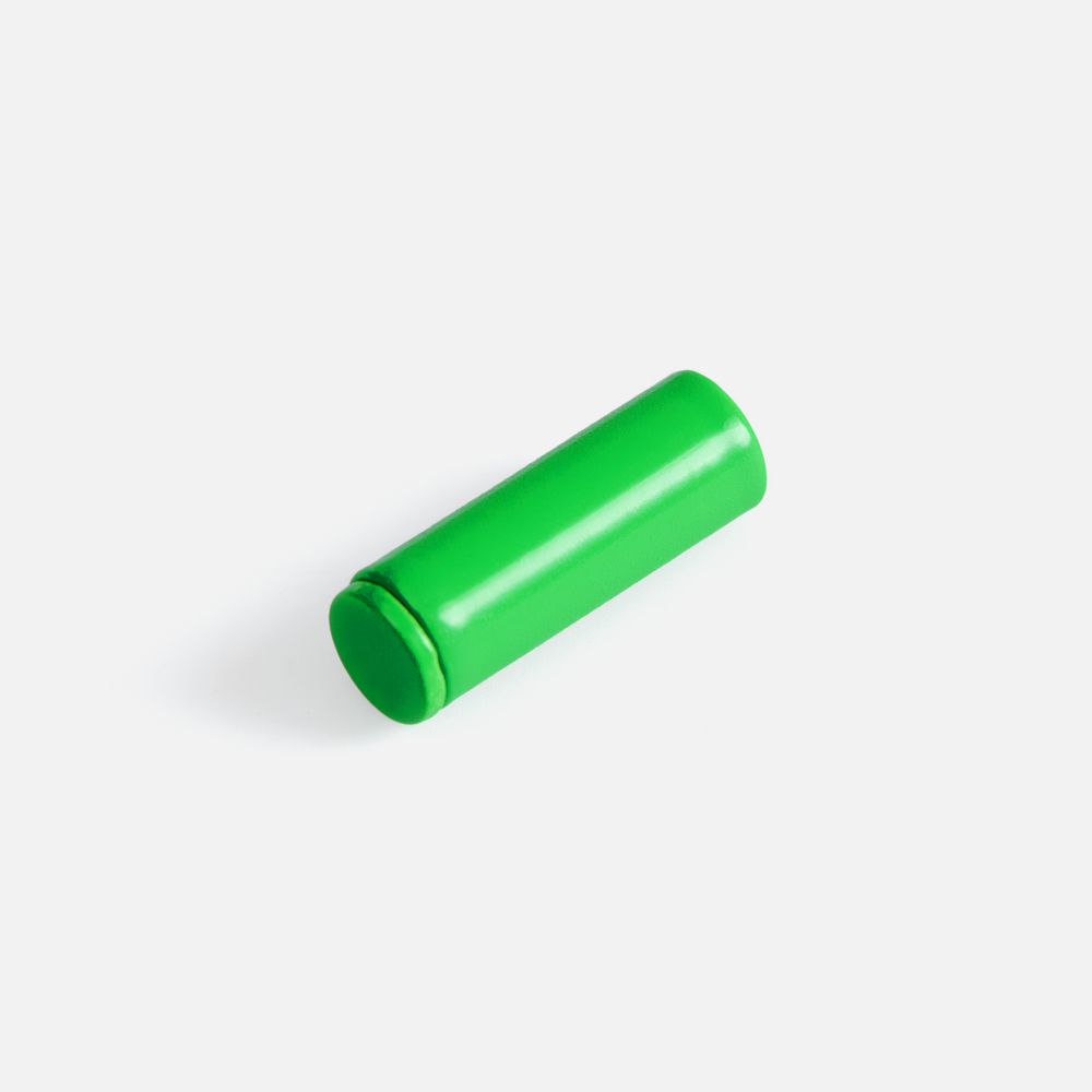 Наконечник для шнурка Nozzle, ver.2, зеленый неон с логотипом