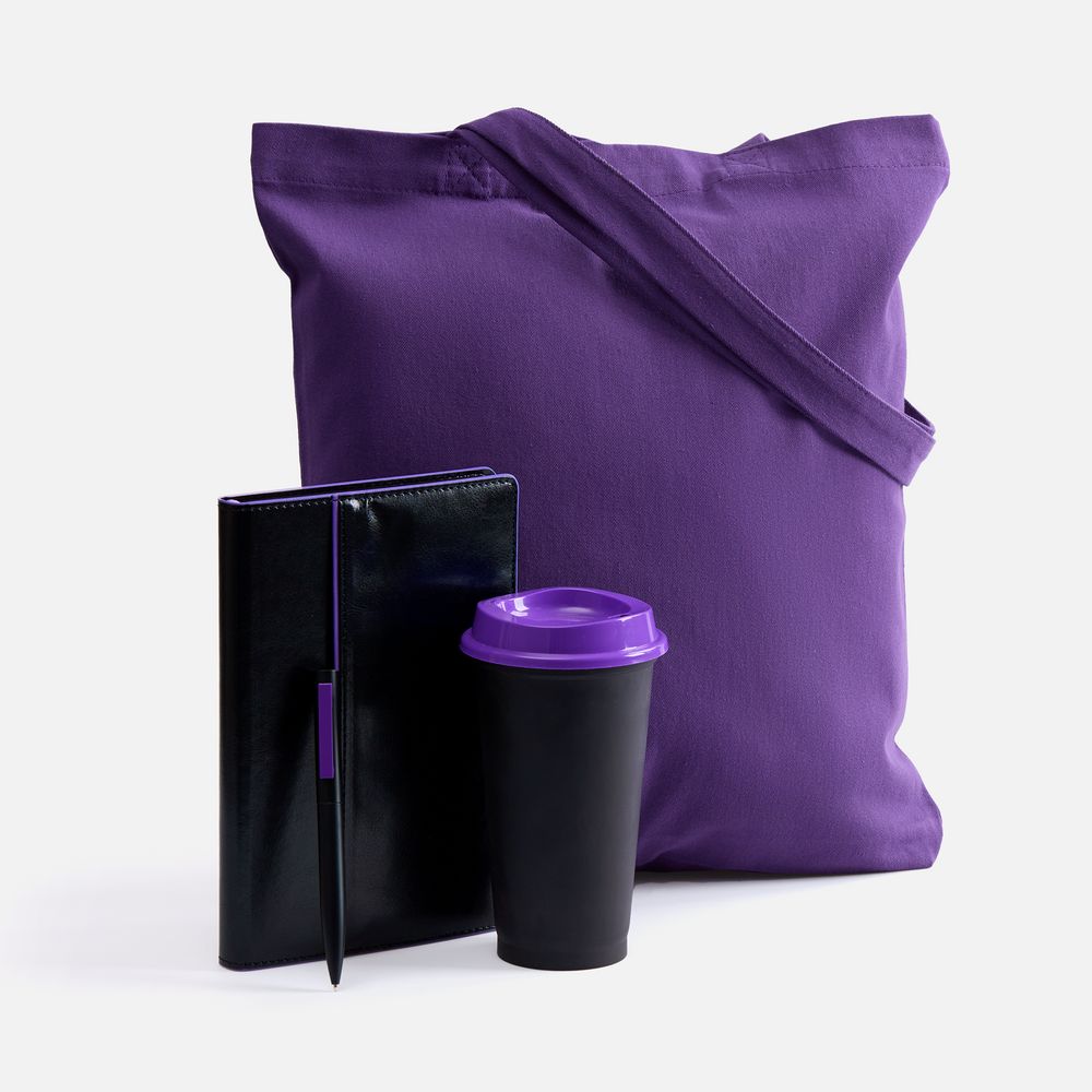 Набор Alanis, черный с фиолетовым с логотипом