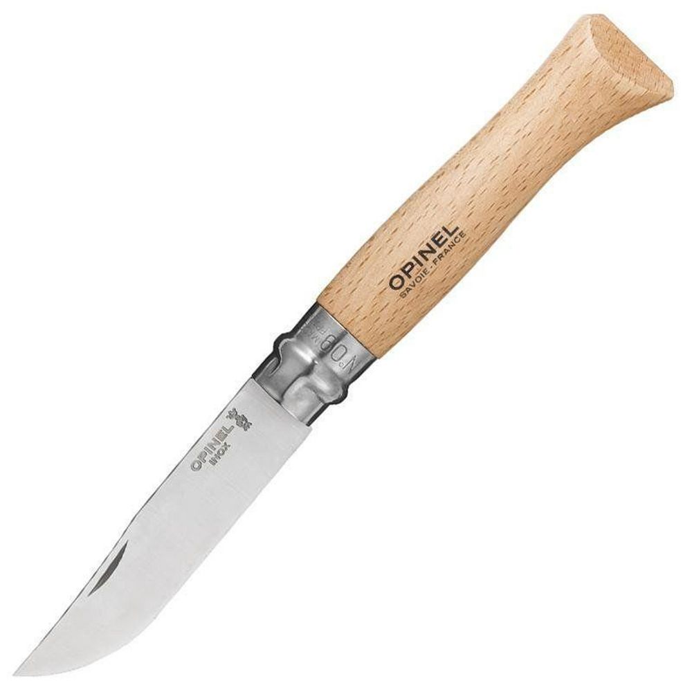 Нож Opinel No 9, дуб с логотипом