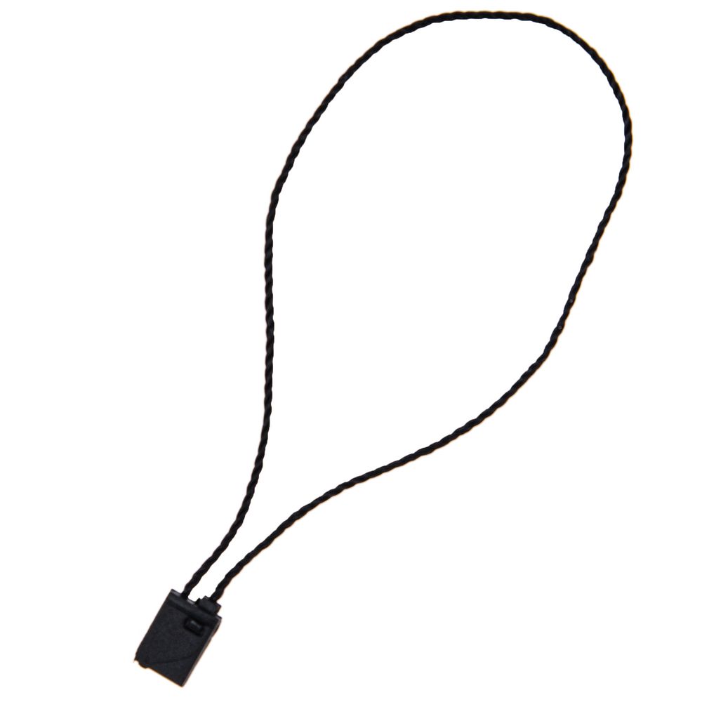 Микропломба для этикетки Tagholder, черная с логотипом