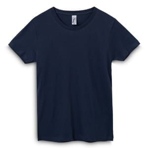 Футболка женская Regent Women, темно-синяя (navy) с логотипом