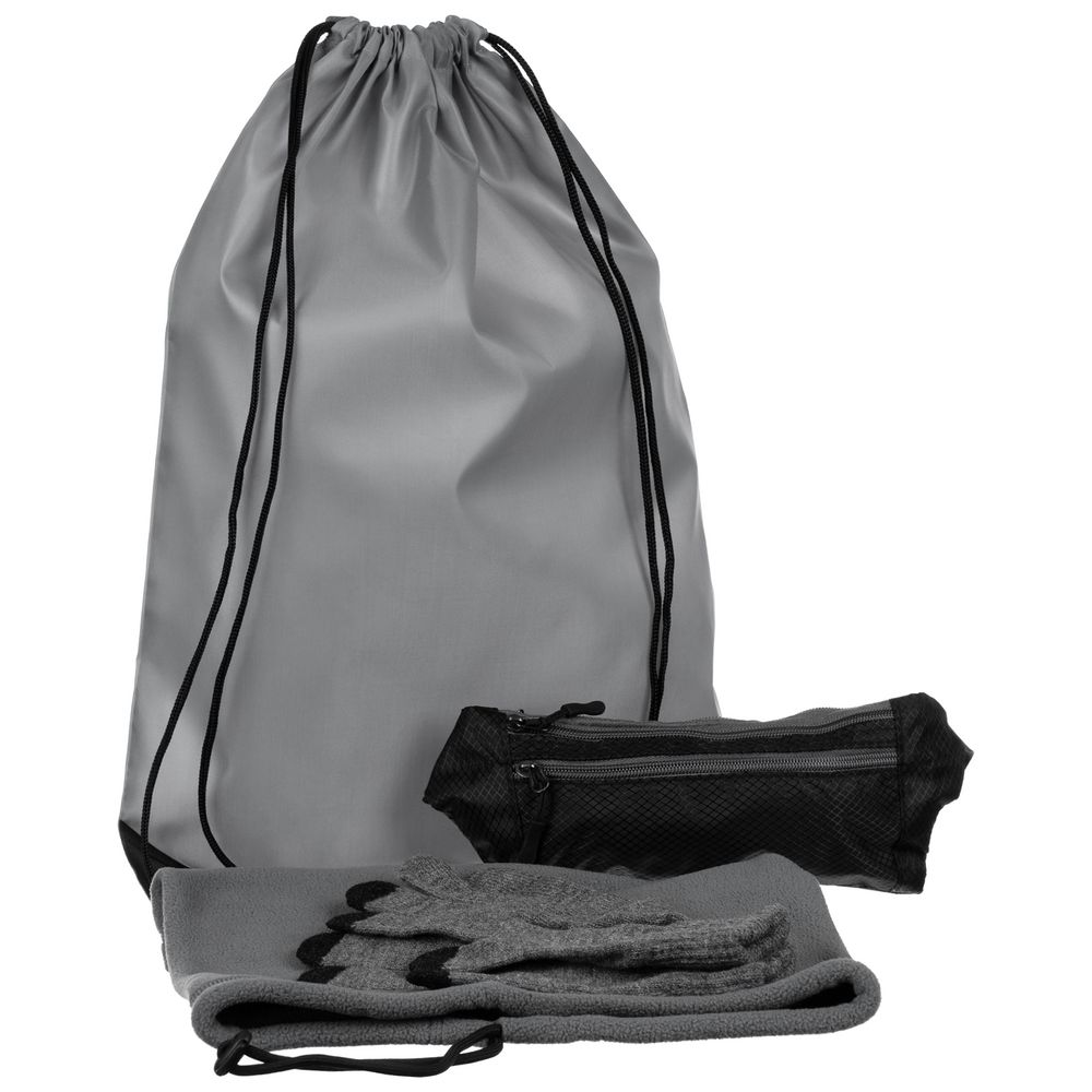 Набор Way On, серый с логотипом