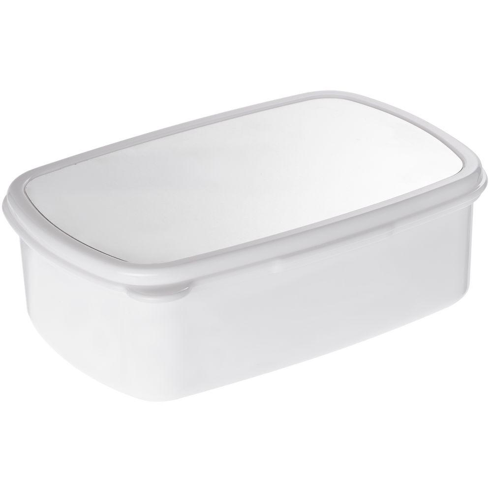 Ланчбокс под сублимацию Imagery, белый с логотипом