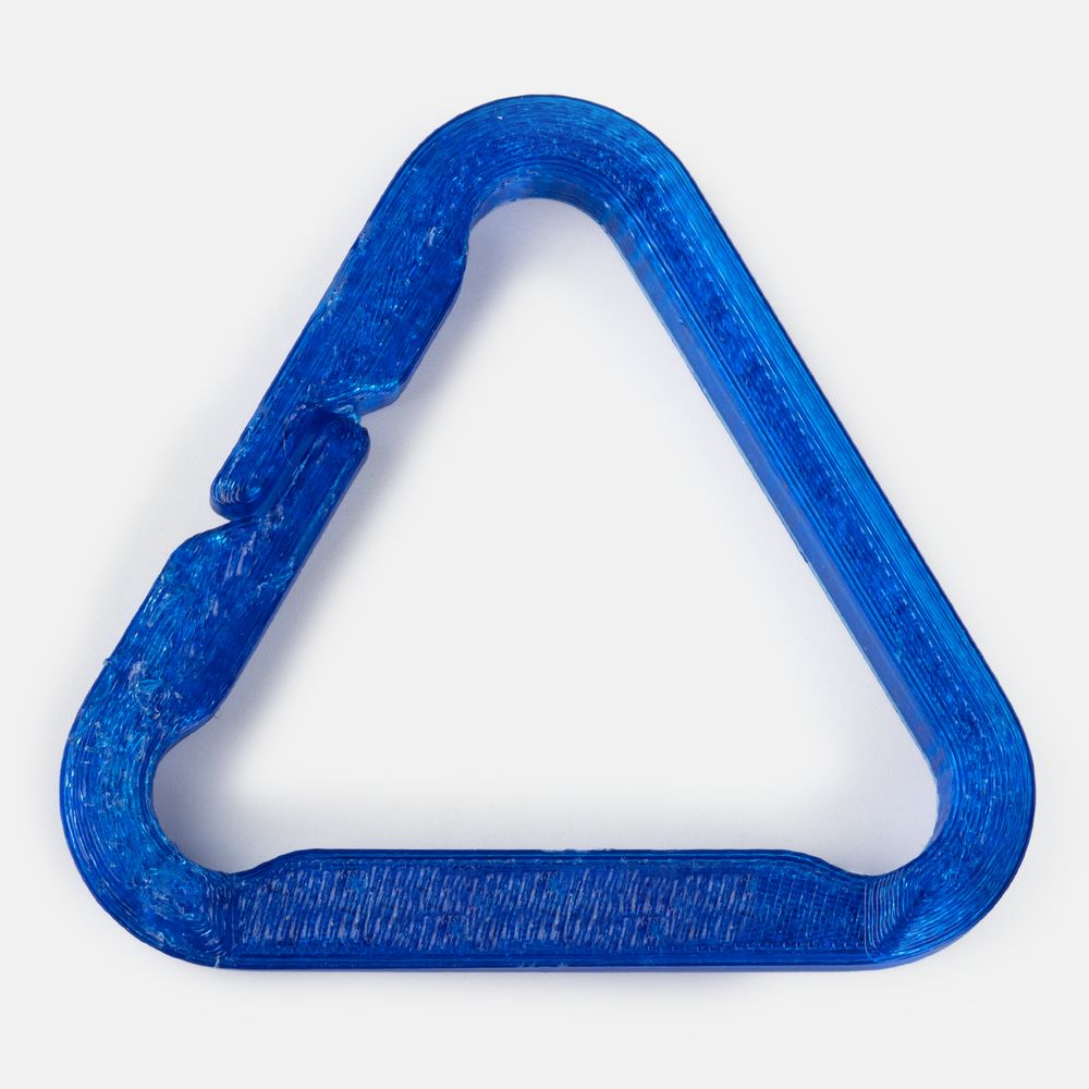 Брелок Impreso, 3D-печать на заказ, треугольник с логотипом