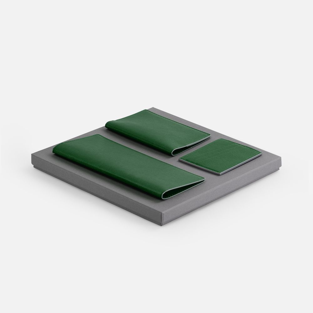 Набор Petrus Trio, зеленый с логотипом