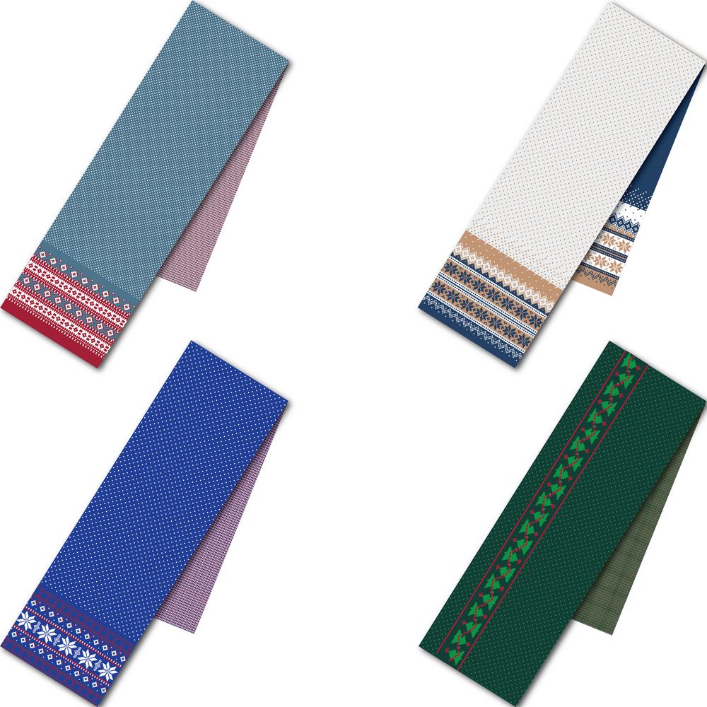 Шарф Joyful на заказ, XL, полушерсть с логотипом