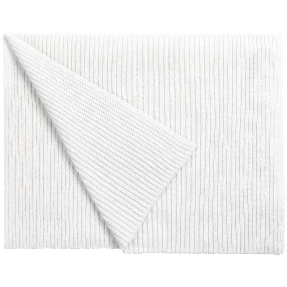 Шарф Alpine, белый с логотипом