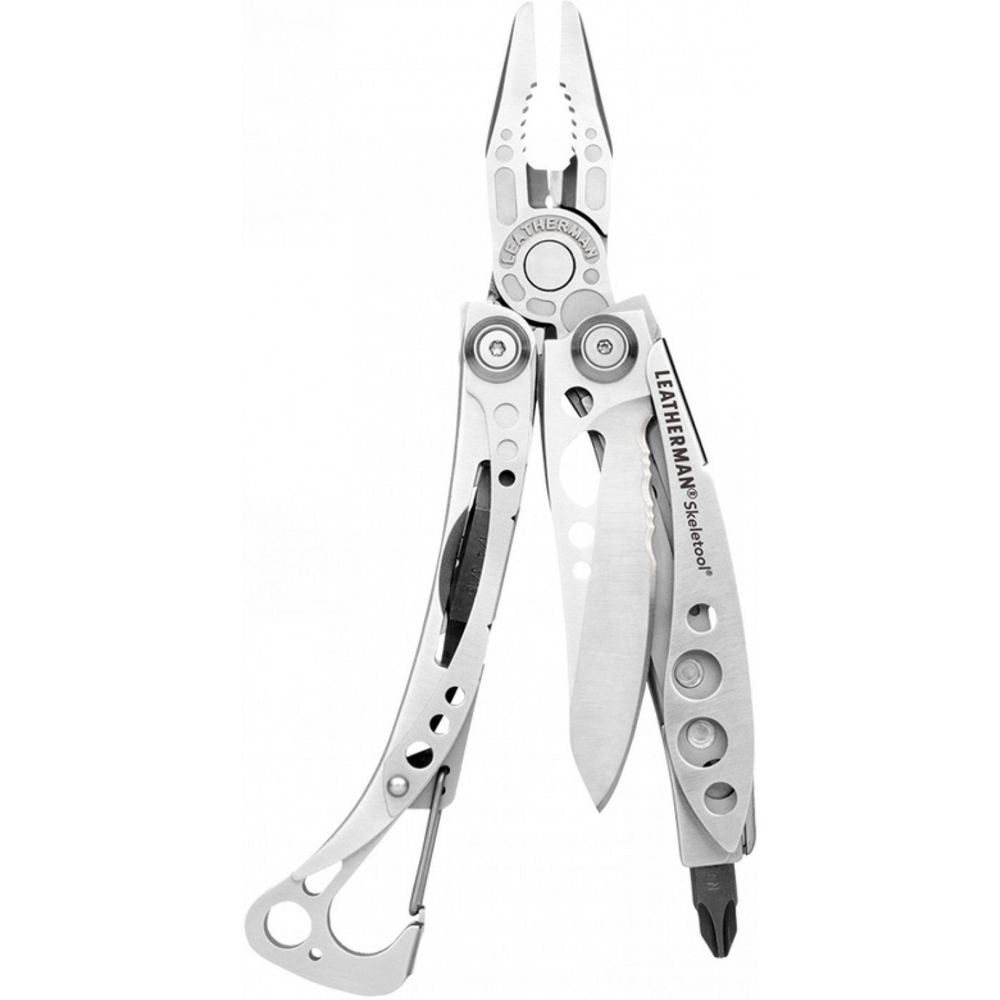 Мультитул Skeletool, серебристый с логотипом