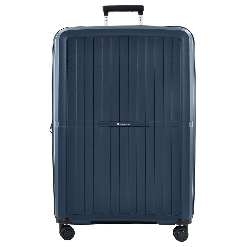 Чемодан Santiago L, темно-синий с логотипом