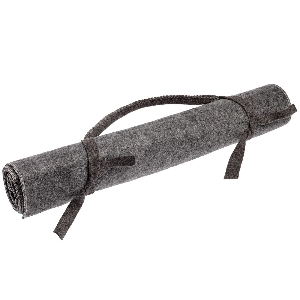 Лежак банный Easy Dreaming, серый с логотипом