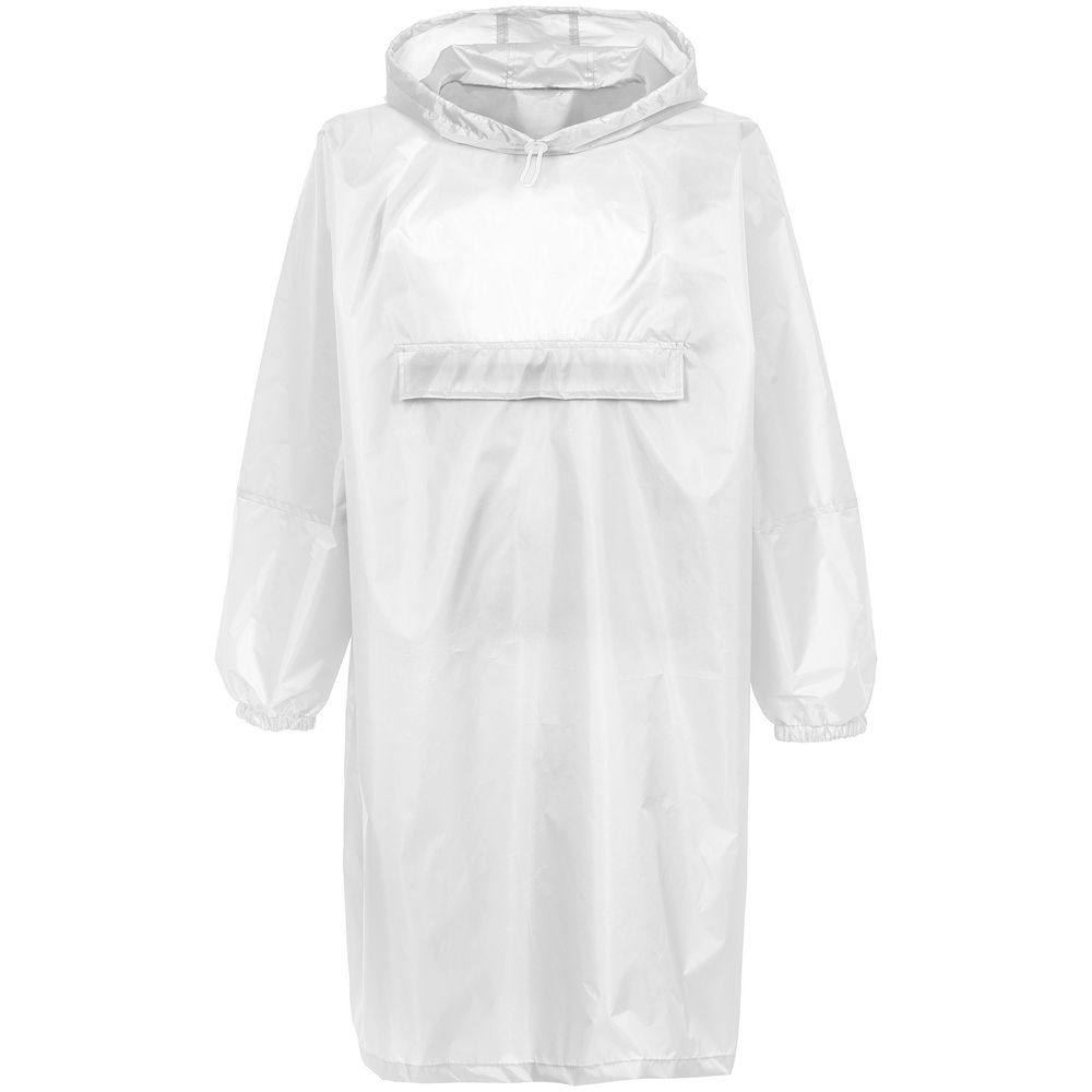 Дождевик-анорак Alatau, белый, единый размер с логотипом