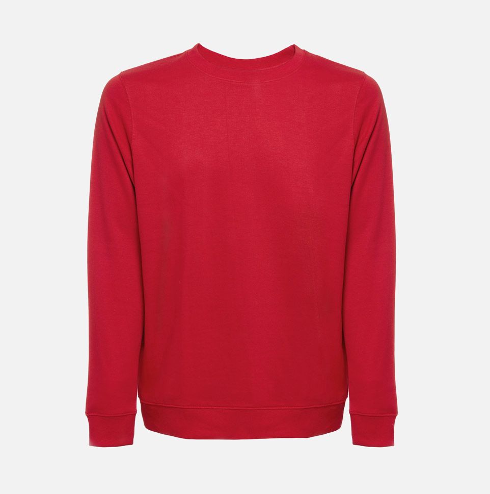 Свитшот унисекс Colombo, красный с логотипом