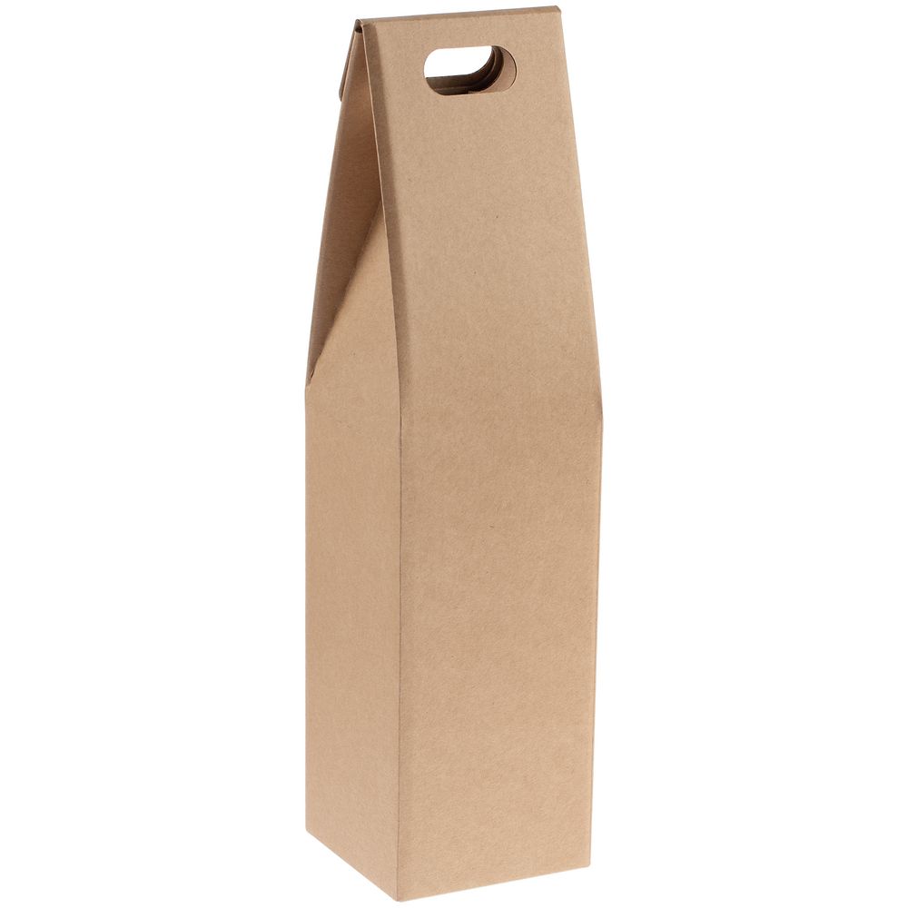 Коробка для бутылки Vinci, крафт с логотипом