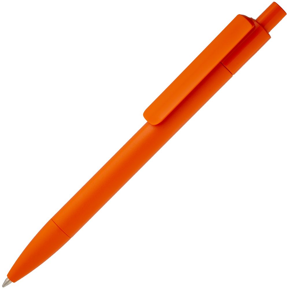 Ручка шариковая Prodir DS4 PMM-P, оранжевая с логотипом