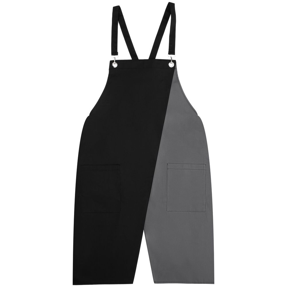 Фартук Picante, серый с черным с логотипом