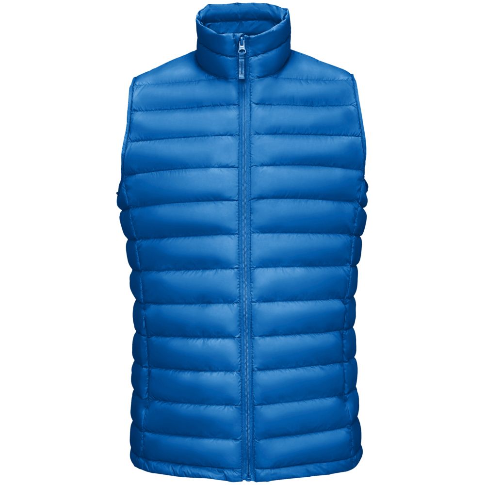 Жилет мужской Wilson BW Men, ярко-синий с логотипом