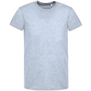 Футболка мужская Regent Fit 150, голубой меланж с логотипом