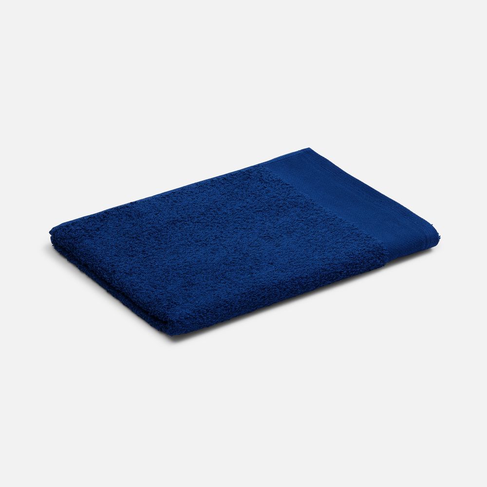 Полотенце Odelle, среднее, ярко-синее с логотипом