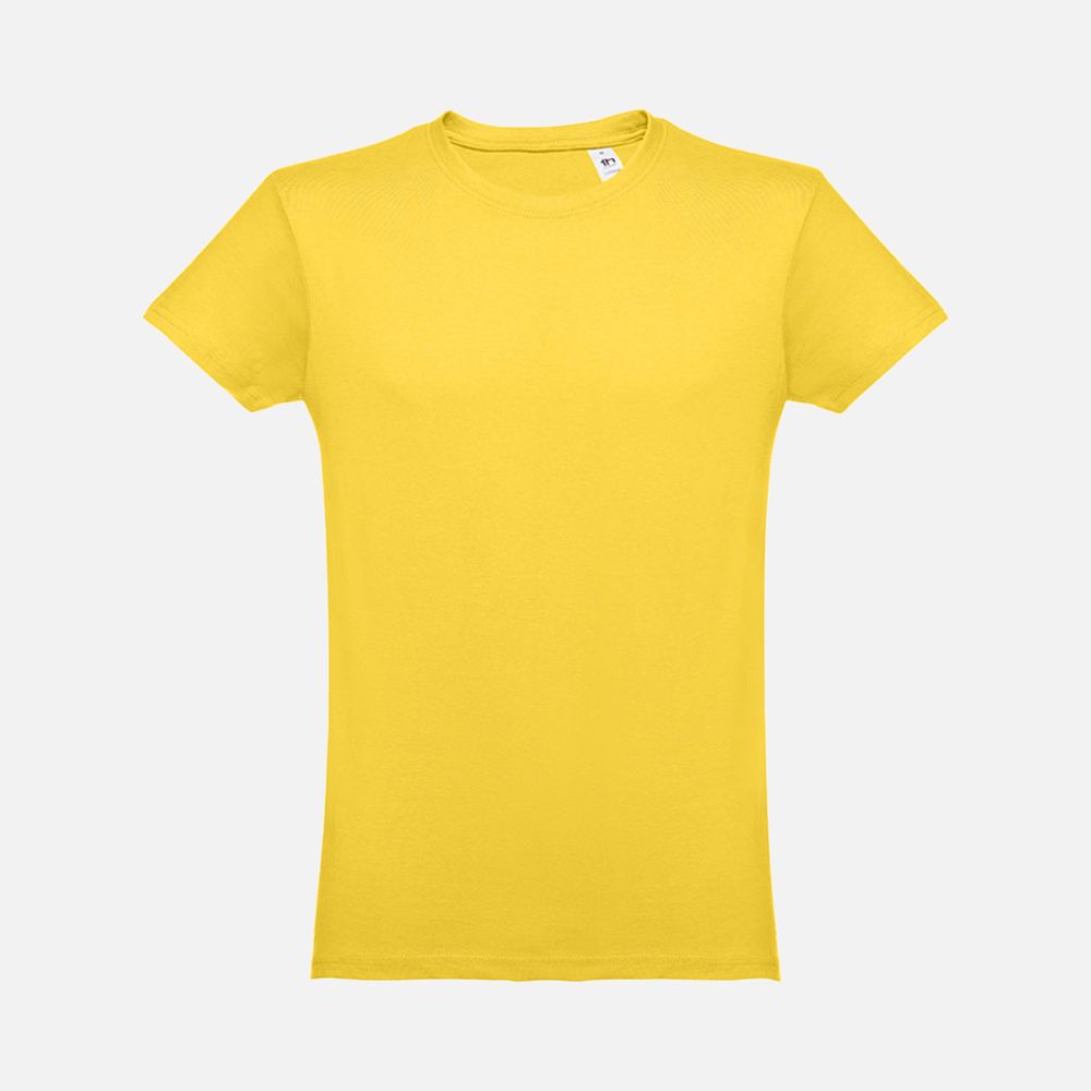 Футболка мужская Luanda, желтая с логотипом