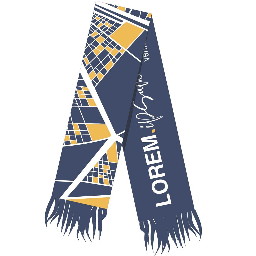 Шарф Tricksy Classic Net, XXL на заказ, акрил с логотипом