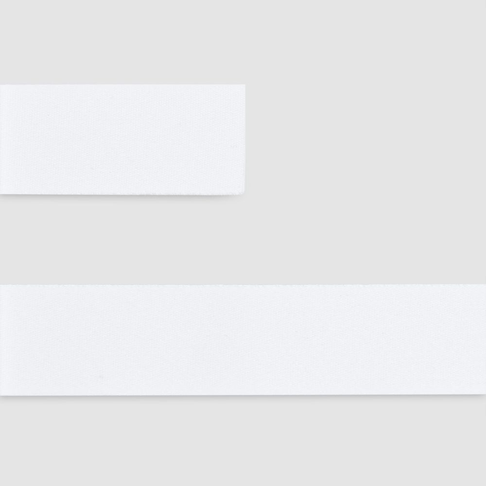Лента для сублимации Cinta 25 S, белая, 30 см с логотипом