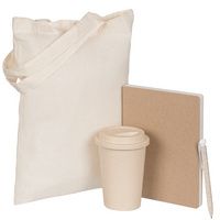 Набор Eco Citizen, бежевый с логотипом