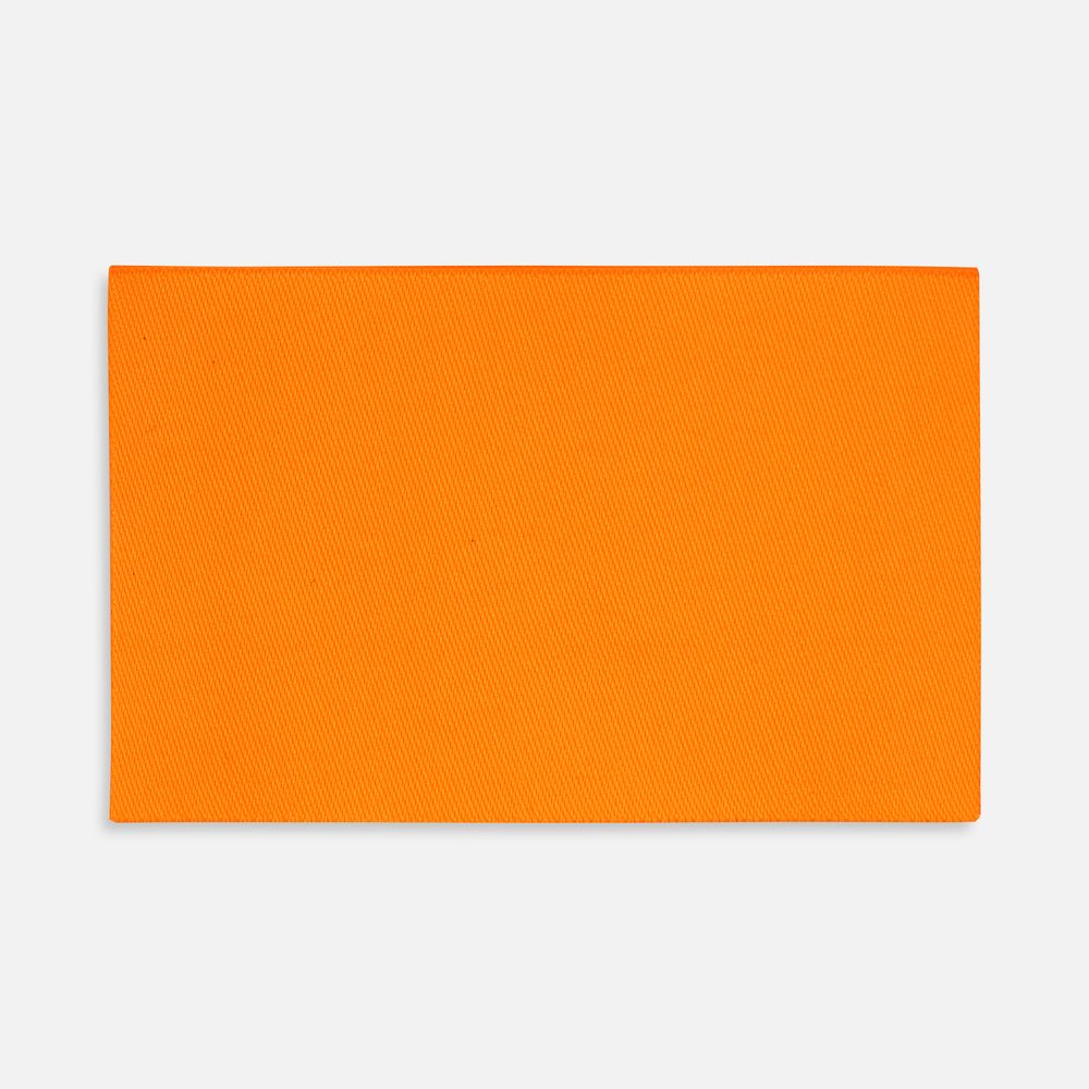 Лейбл тканевый Epsilon, XL, оранжевый неон с логотипом