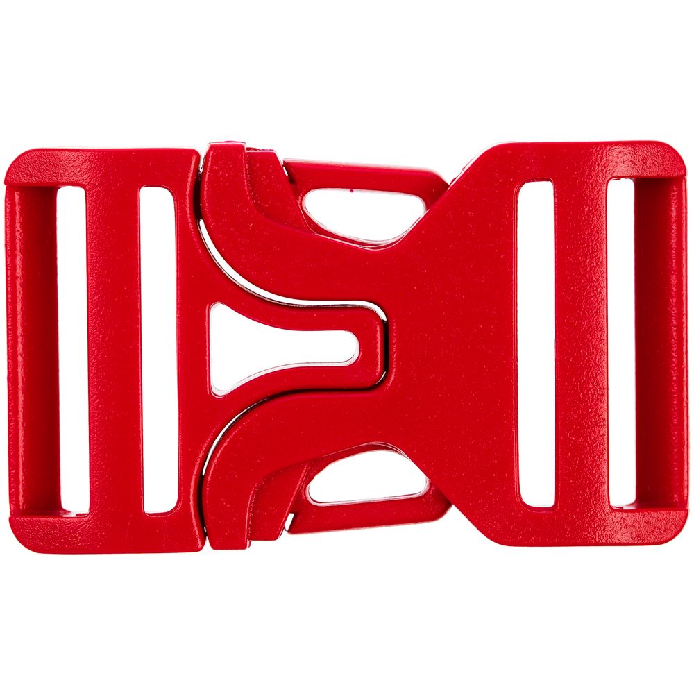 Застежка-пряжка Fibbia, красная с логотипом