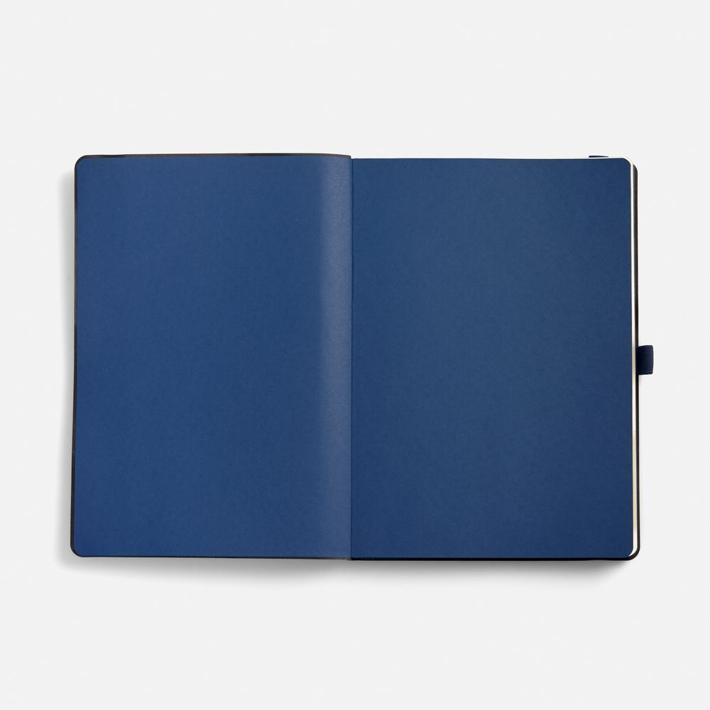 Ежедневники с логотипом с печатью логотипа. Ежедневник Peel Flex, недатированный по цене 939 ₽ руб. (артикул 26687.40) Ежедневник Peel Flex, недатированный, синий