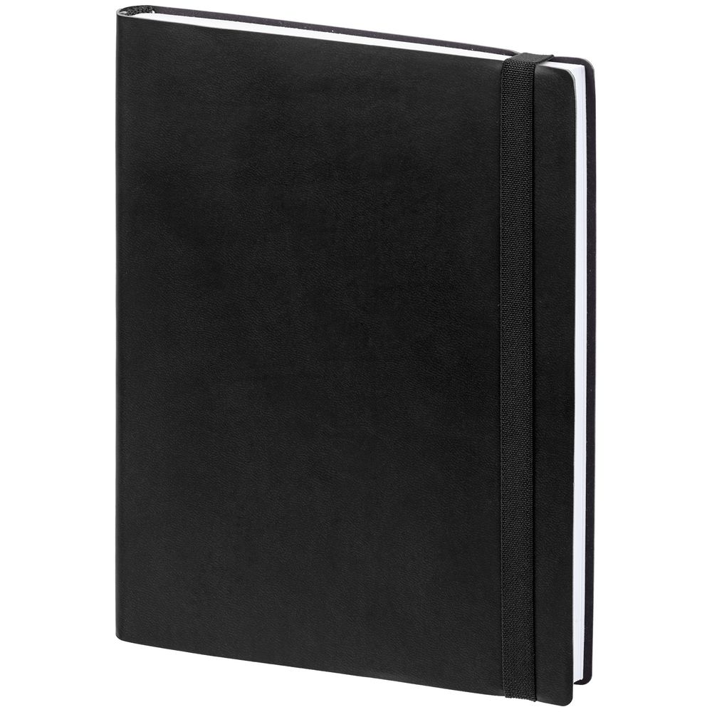 Ежедневник Vivian, недатированный, черный с логотипом