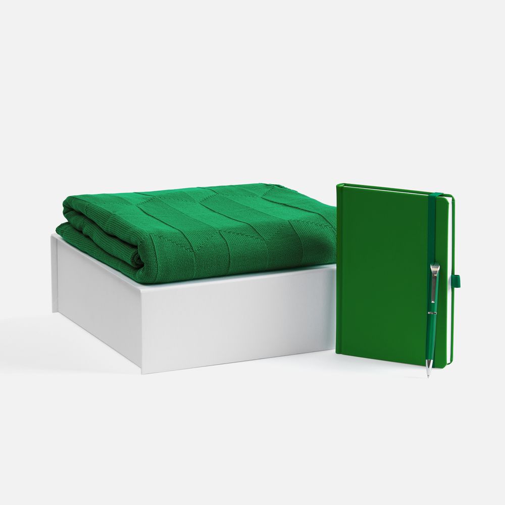 Набор Favor Warm, зеленый с логотипом