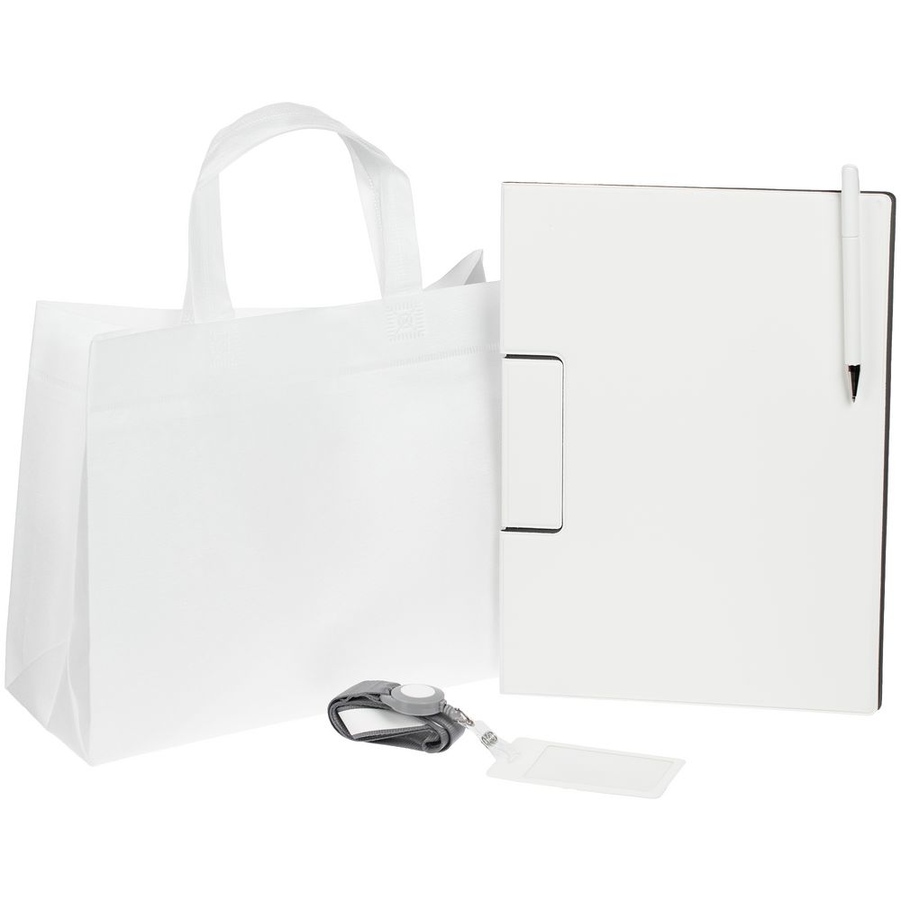 Набор Devon Span, белый с логотипом