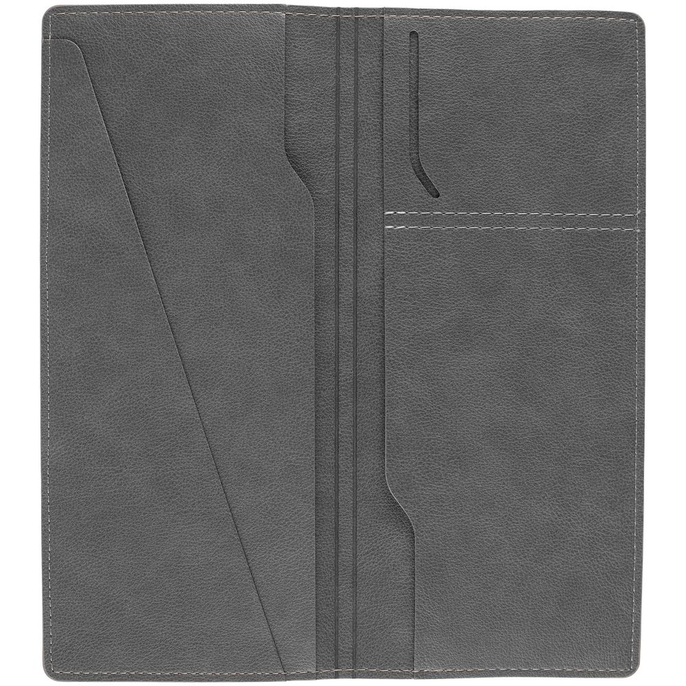 Органайзер для путешествий Petrus, серый с логотипом