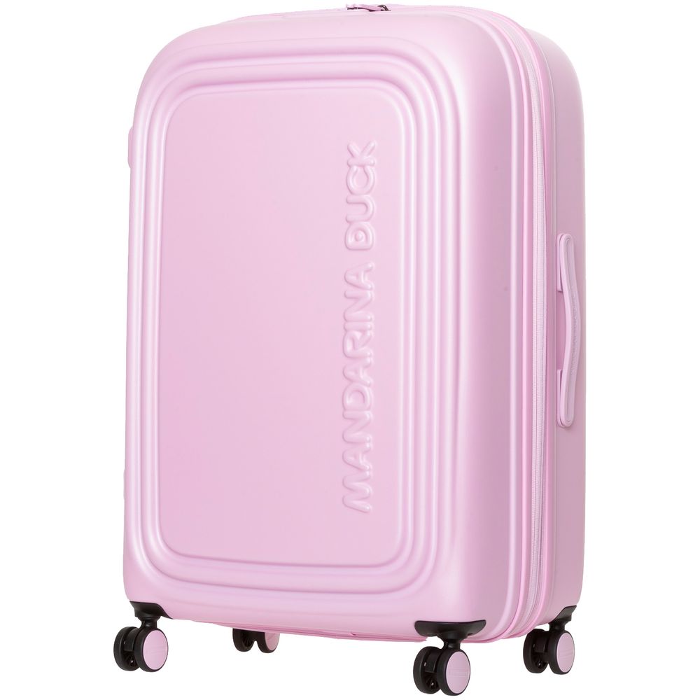 Чемодан Logoduck L, розовый с логотипом